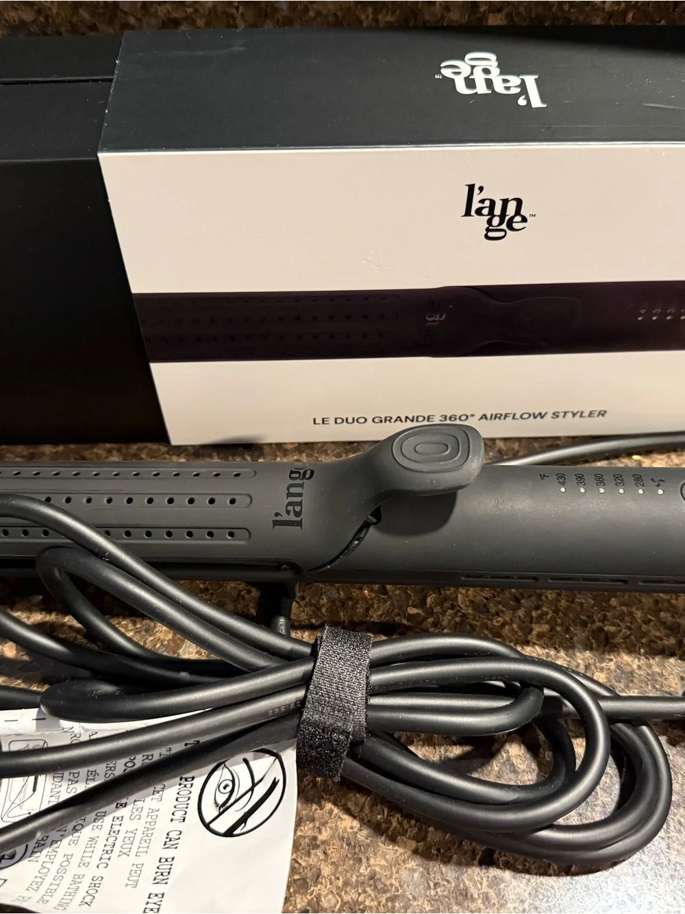 Lange Le Duo Grande 360° Airflow Styler - Black